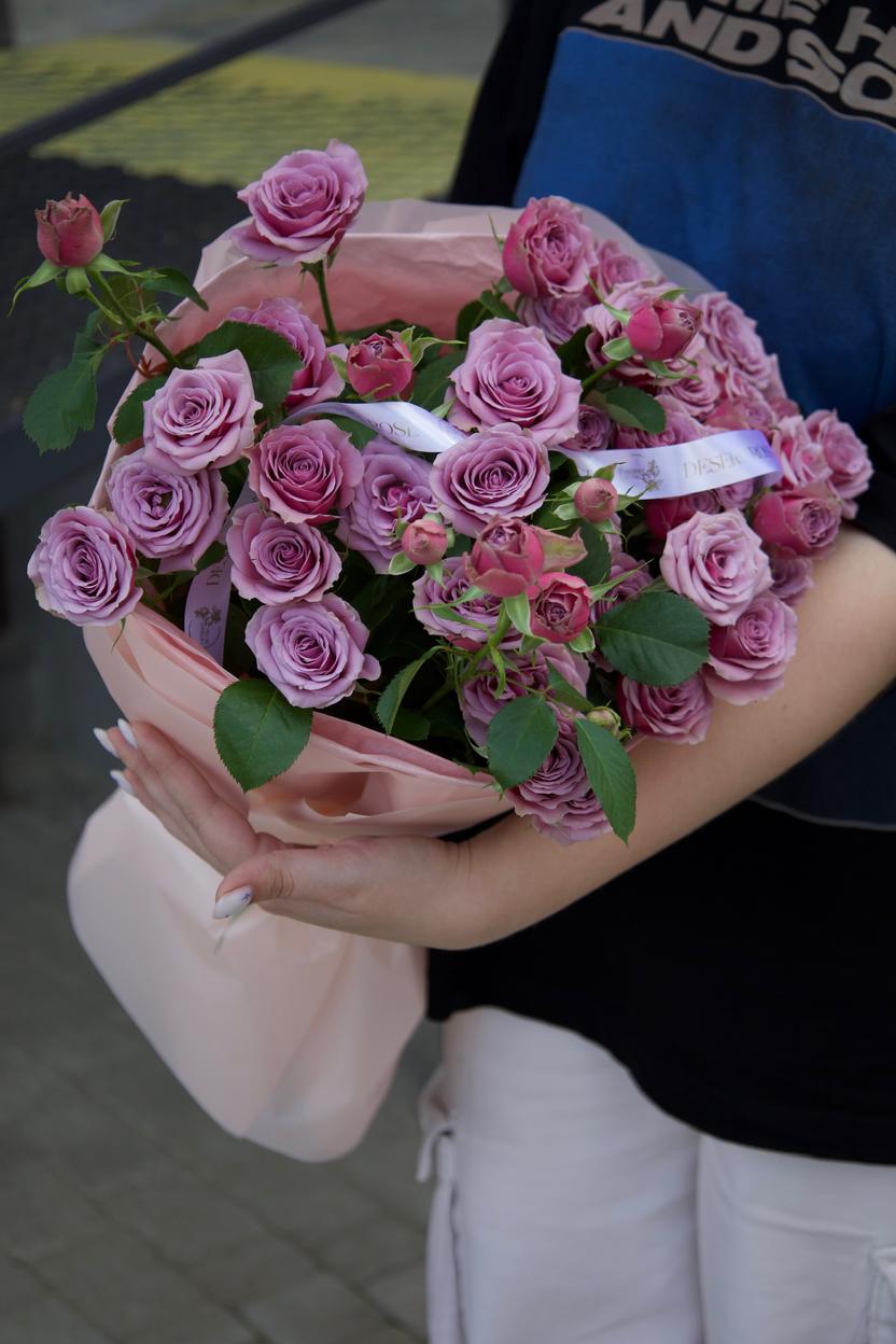 Квіти: Кущова троянда Purple Sky